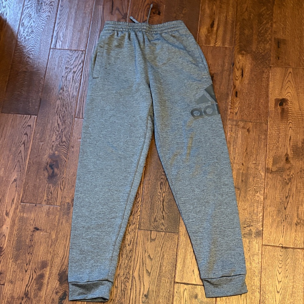 adidas Kids Heather Gray Joggers